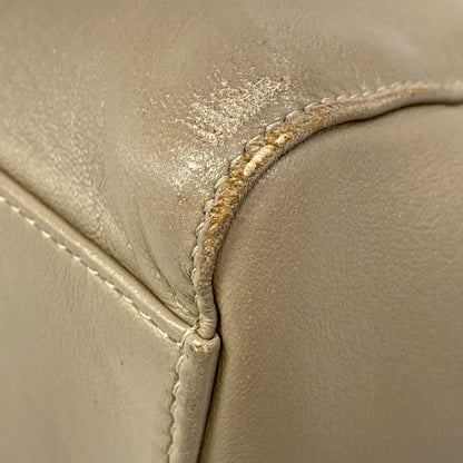 Fendi Handbag Peekaboo Iconic Small Beige Leather — view 6