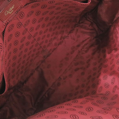 Cartier Must Leather Bordeaux Shoulder Bag — view 6