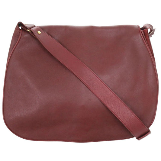 Cartier Must Leather Bordeaux Shoulder Bag