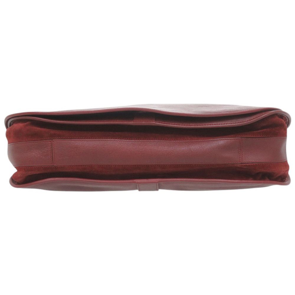 Cartier Must Leather Bordeaux Shoulder Bag — view 3