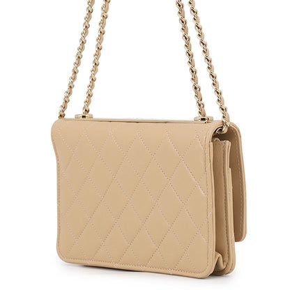 Chanel Chain Wallet Quilted CC Logo Lambskin Shoulder Bag — view 2