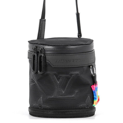 Louis Vuitton Shoulder Bag 3D Monogram Expansion Double Polochon 2-Way Black