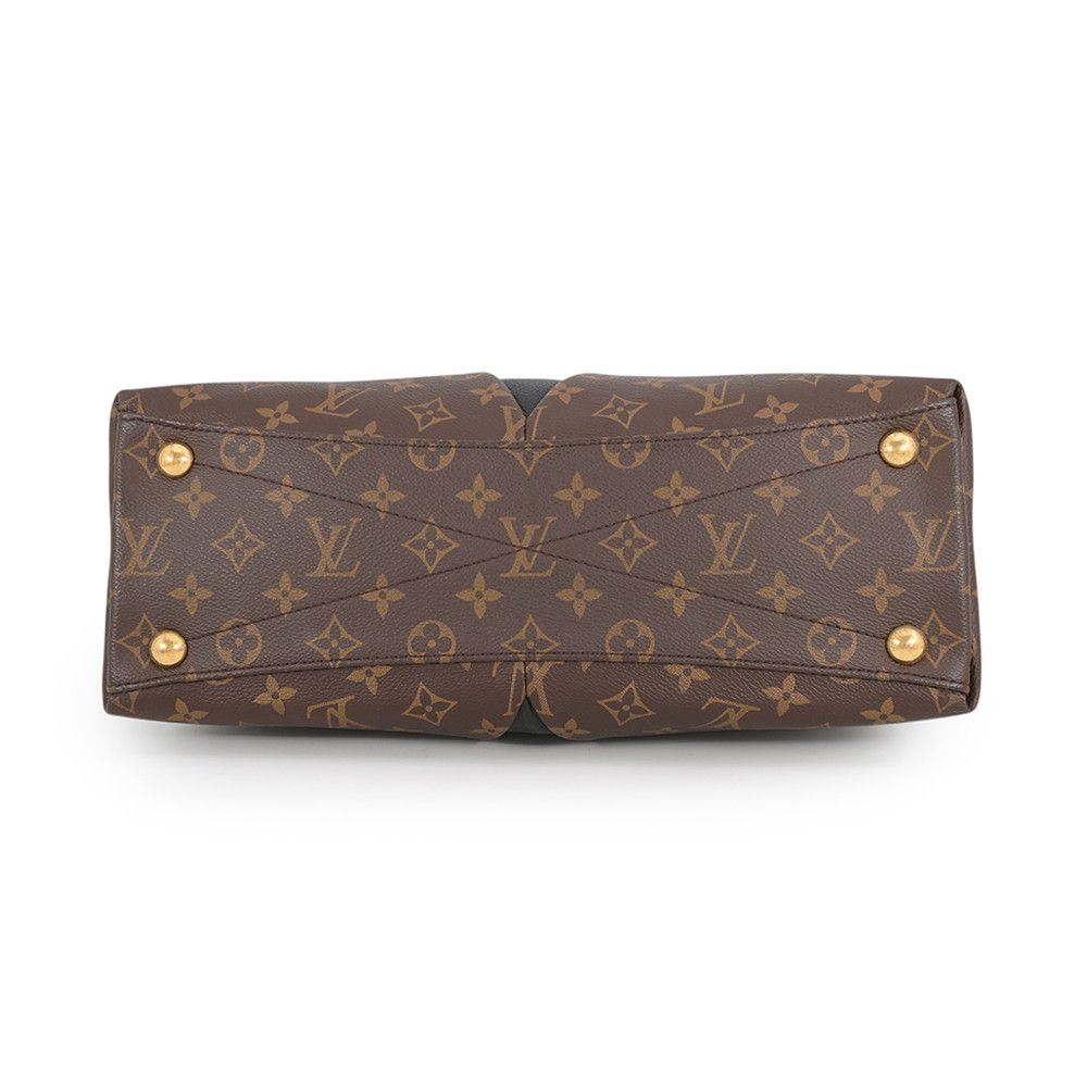 Louis Vuitton Monogram Tote MM 2-Way Shoulder Bag Black — view 3