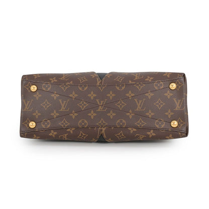 Louis Vuitton Monogram Tote MM 2-Way Shoulder Bag Black — view 3