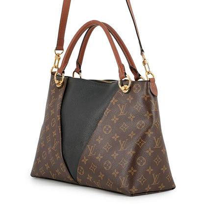 Louis Vuitton Monogram Tote MM 2-Way Shoulder Bag Black — view 2