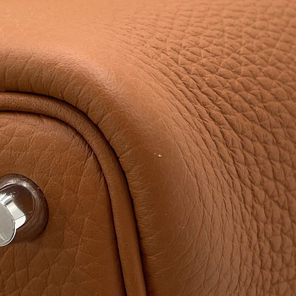 Hermes Handbag Picotin Lock PM Gold Silver Taurillon Clemence — view 6