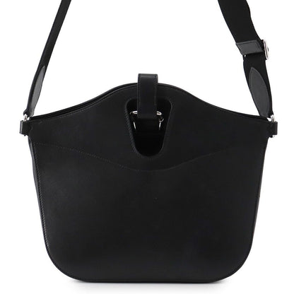 Hermes Tote Messenger Attrage Black Silver Ever Gray Canvas