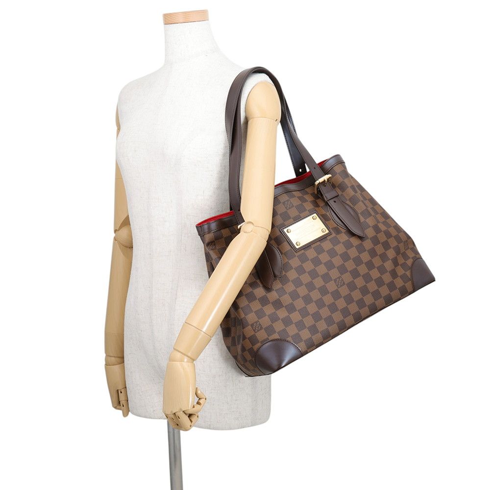 Louis Vuitton Shoulder Bag Damier Ebene Hampstead MM — view 4