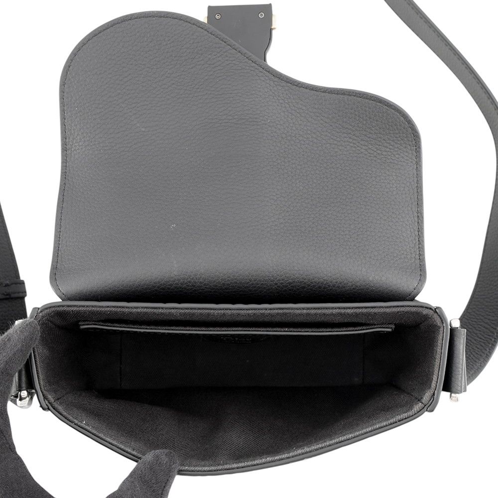 Dior Shoulder Bag Saddle Heritage Black — view 5