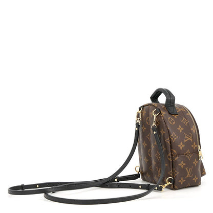 Louis Vuitton Backpack Monogram Palm Springs Mini Black — view 2