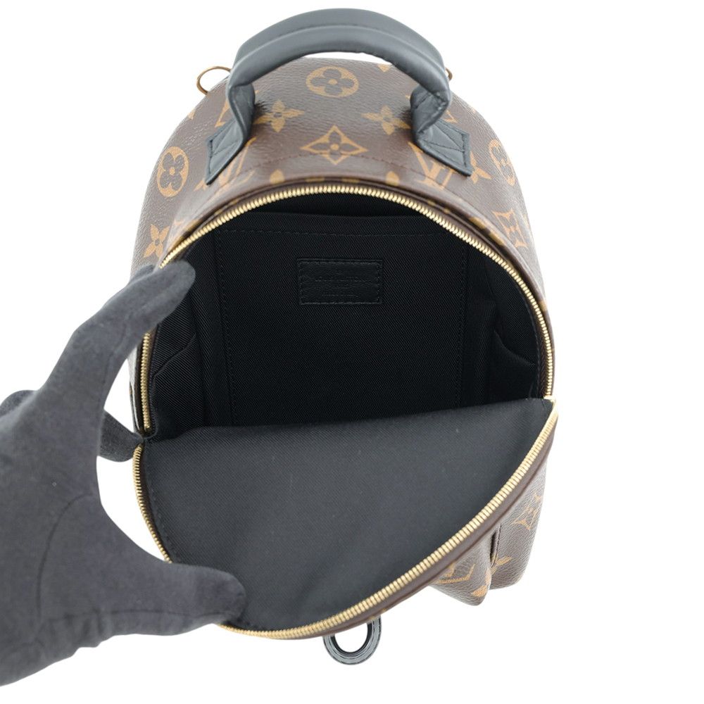 Louis Vuitton Backpack Monogram Palm Springs Mini Black — view 6