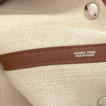 Hermes Garden Party PM Silver Tote Negonda — view 6