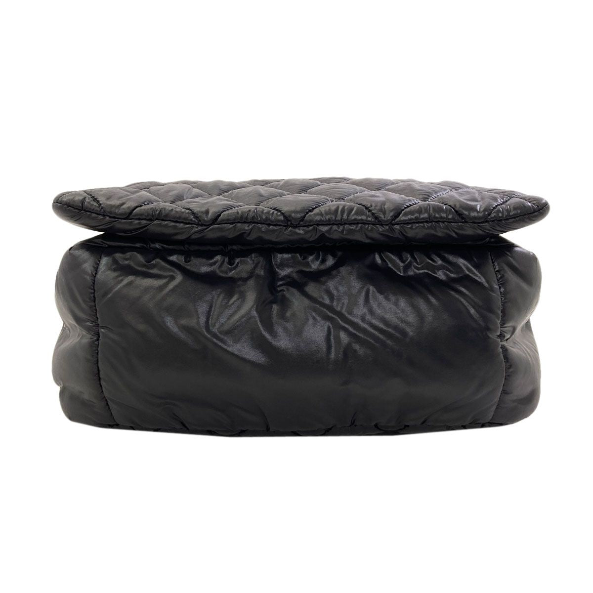 Chanel Coco Cocoon Messenger Bag Silver Nylon — view 4