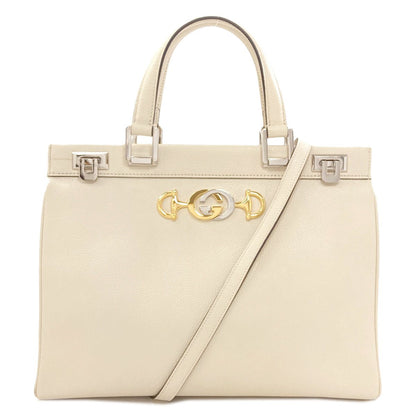 Gucci Zumi Medium Top Handle 2-Way Handbag Calfskin