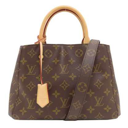 Louis Vuitton Montaigne BB Handbag Monogram Canvas