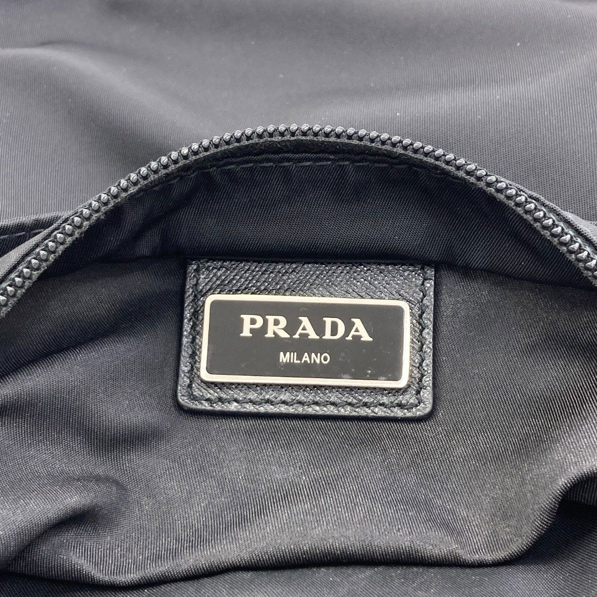 Prada Logo Shoulder Bag Nylon — view 6