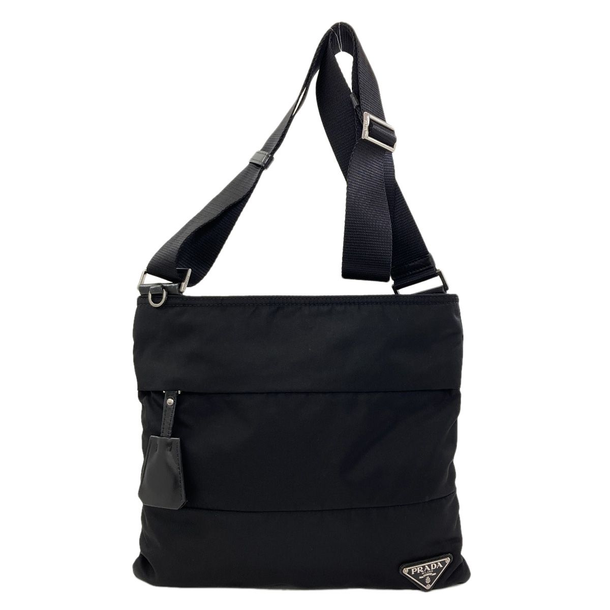 Prada Logo Shoulder Bag Nylon
