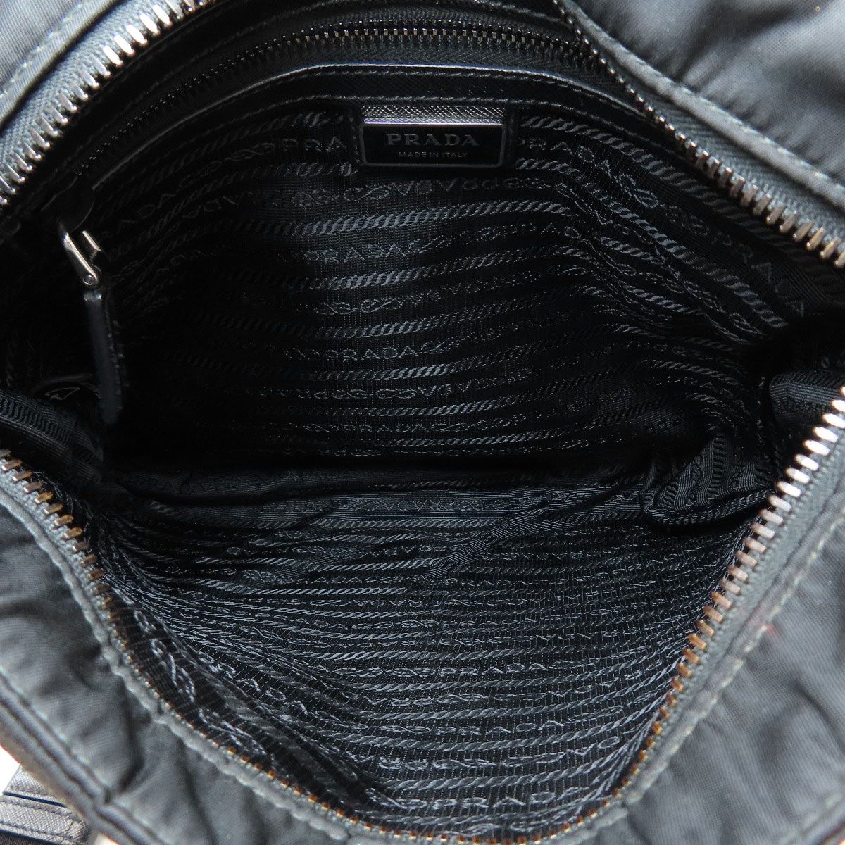 Prada Logo Shoulder Bag Nylon — view 5