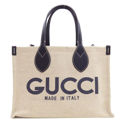 Gucci Print Mini Handbag Canvas