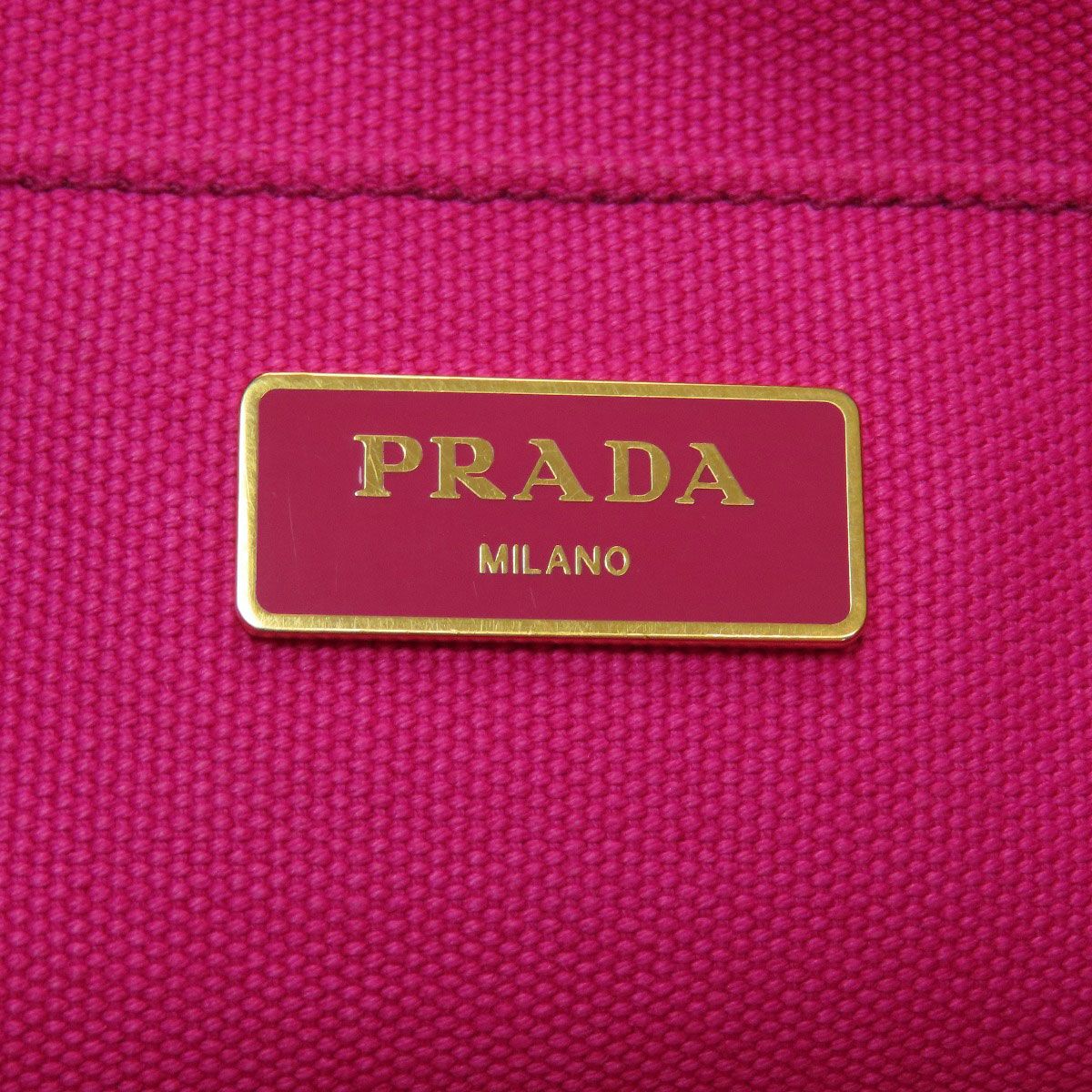 Prada Canapa Mini 2-Way Handbag Canvas — view 6