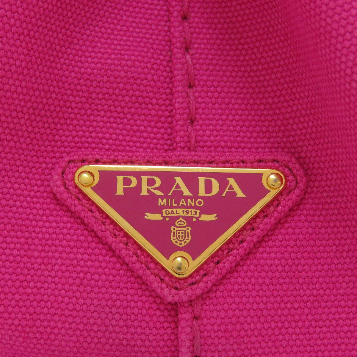 Prada Canapa Mini 2-Way Handbag Canvas — view 8