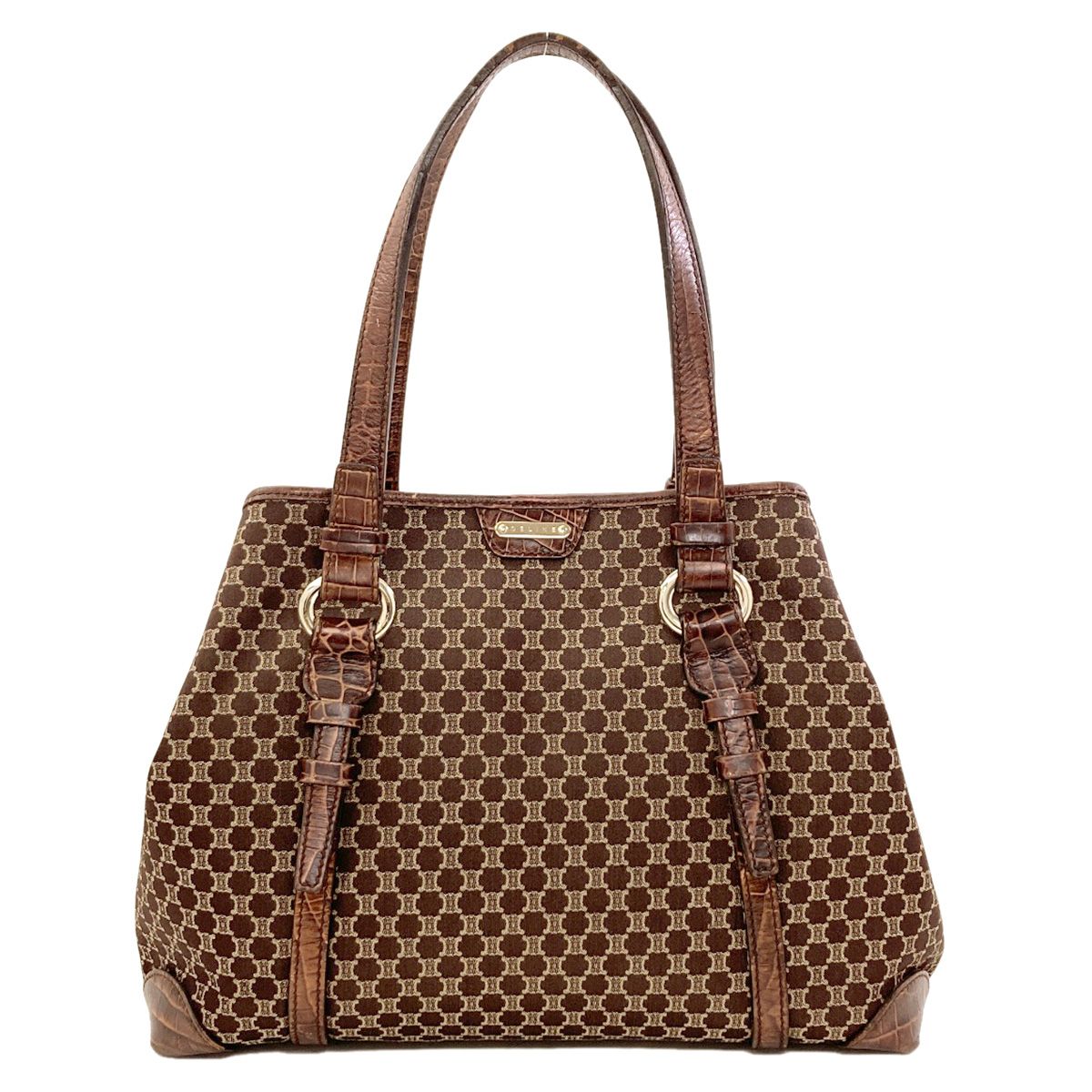 Celine Macadam Pattern Tote Canvas