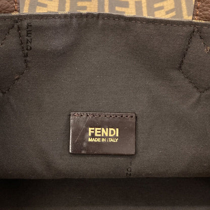 Fendi Zucca Pattern Tote Canvas — view 6
