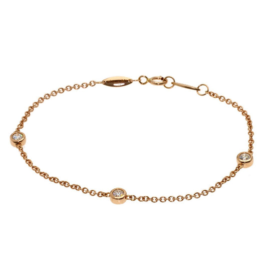 Tiffany & Co by the Yard Diamond Bracelet 18k Pink Gold