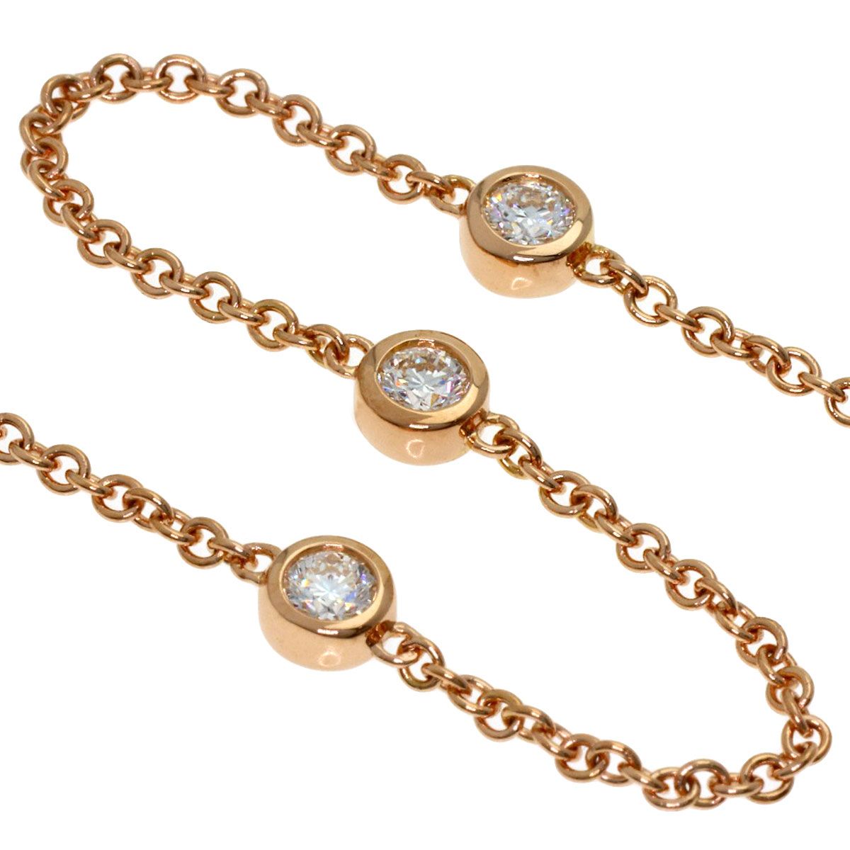 Tiffany & Co by the Yard Diamond Bracelet 18k Pink Gold — view 2