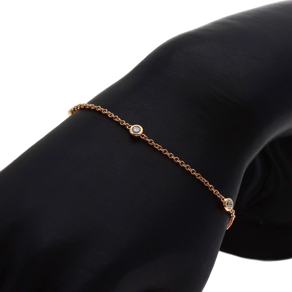 Tiffany & Co by the Yard Diamond Bracelet 18k Pink Gold — view 6