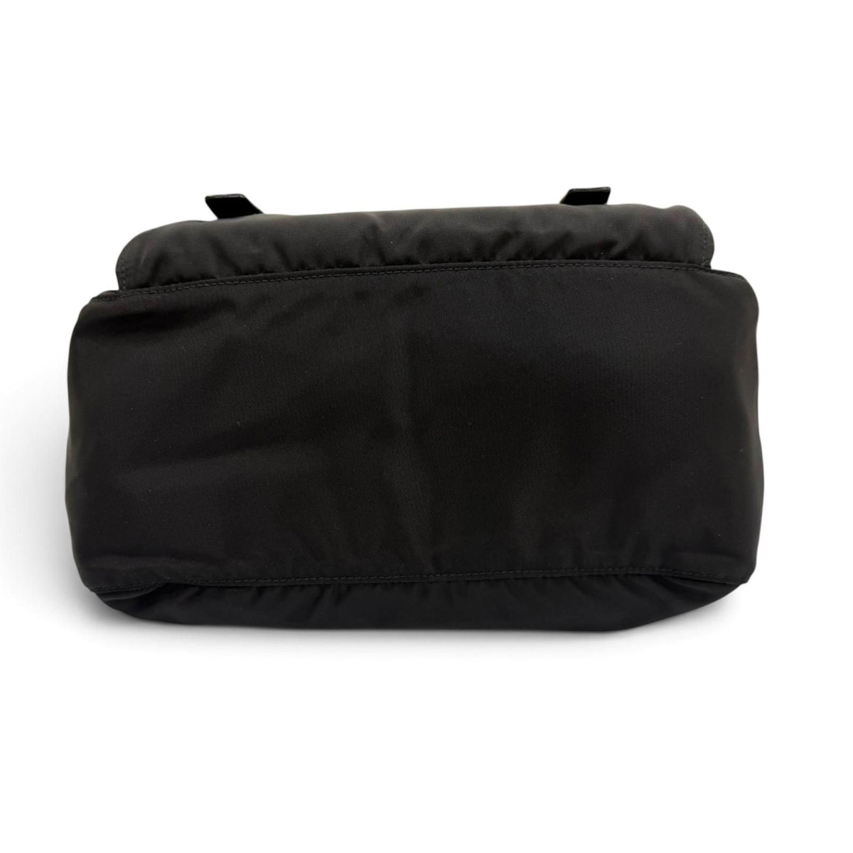 Prada Nylon Leather Re-Nylon Shoulder Bag Black — view 6