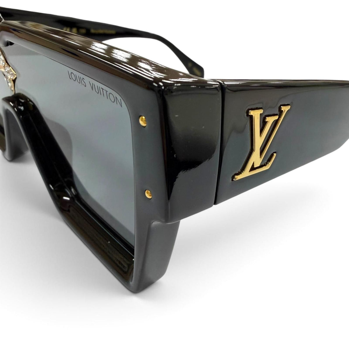 Louis Vuitton Cyclone Eyewear Sunglasses Black Demo Lens — view 7