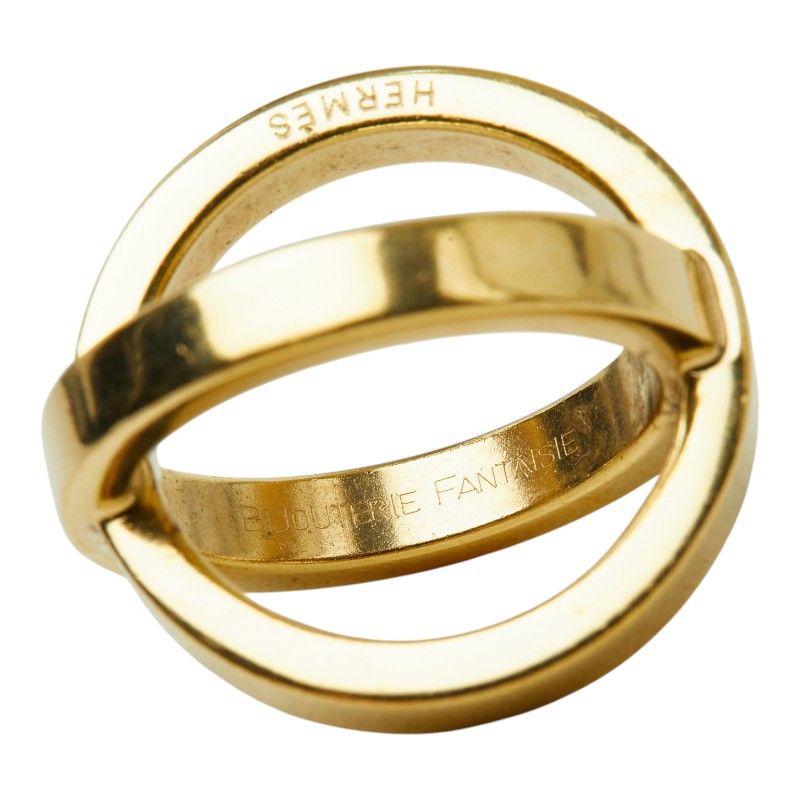 Hermes Cosmos Scarf Ring Gold Plated — view 4