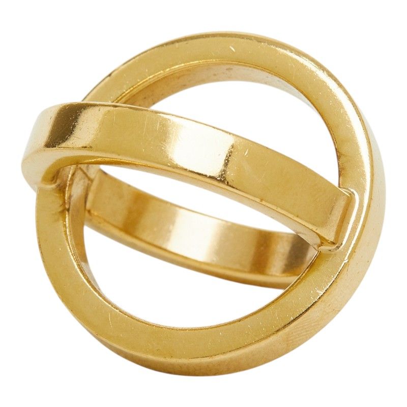 Hermes Cosmos Scarf Ring Gold Plated — view 2