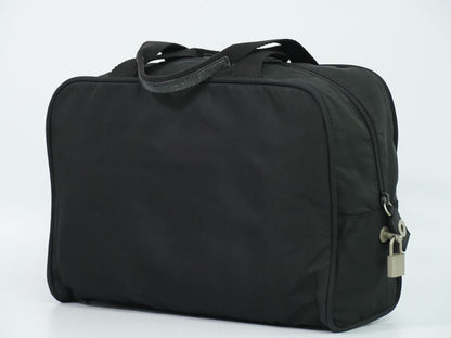 Prada Nylon Handbag Black Bag — view 2