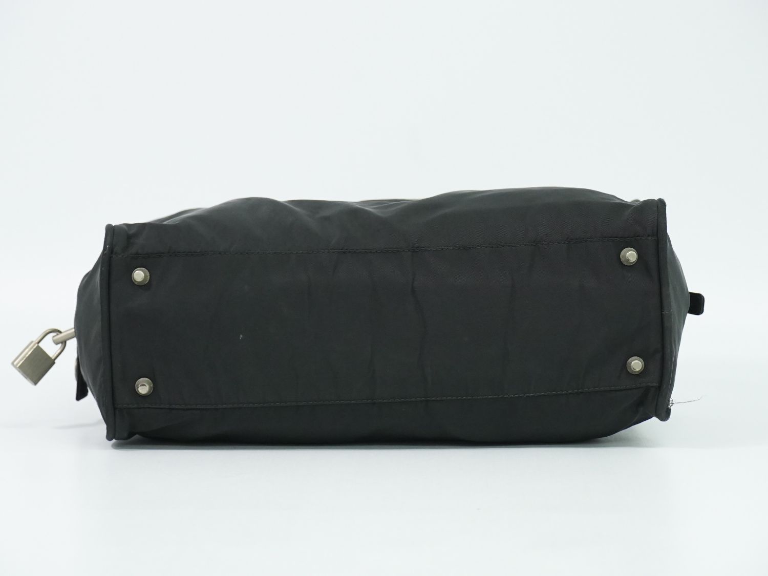 Prada Nylon Handbag Black Bag — view 3