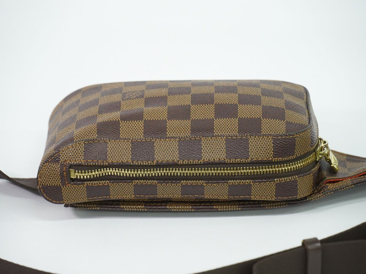 Louis Vuitton LV Damier Geronimos Ebene Belt Bag Brown — view 5