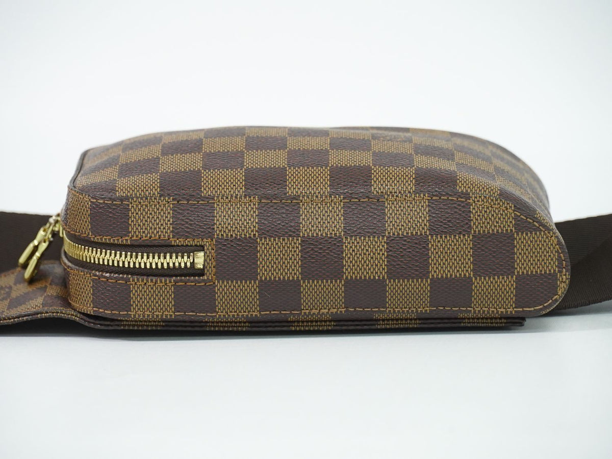 Louis Vuitton LV Damier Geronimos Ebene Belt Bag Brown — view 3