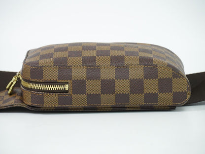 Louis Vuitton LV Damier Geronimos Ebene Belt Bag Brown — view 3