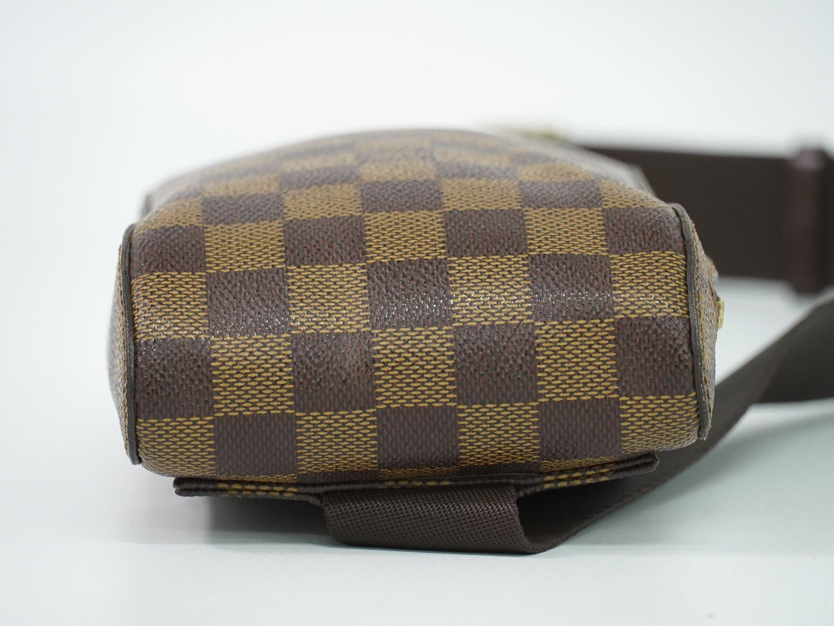 Louis Vuitton LV Damier Geronimos Ebene Belt Bag Brown — view 4