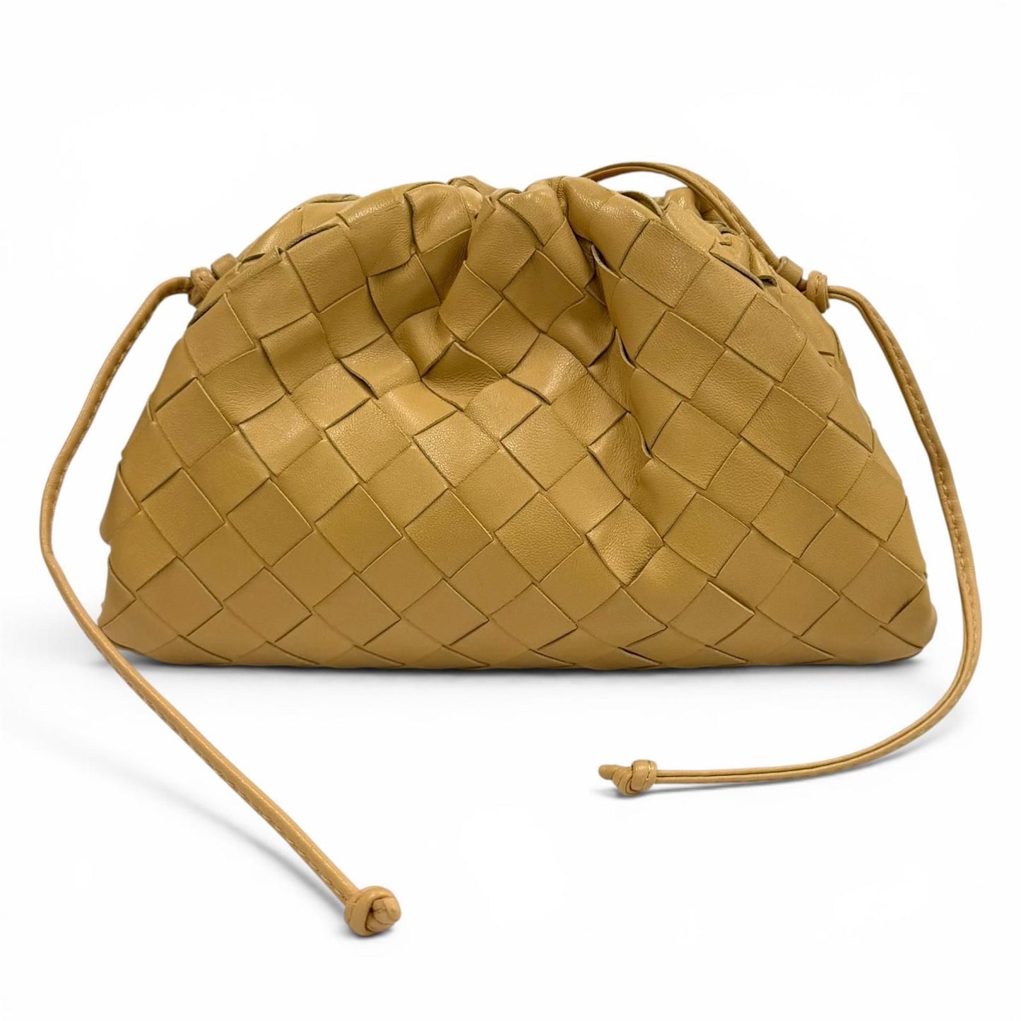 Bottega Veneta Intrecciato Mini the Pouch Leather Shoulder Bag Beige — view 2