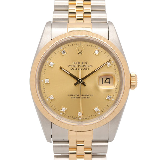 Rolex Watch Datejust Diamond 18k Stainless Steel