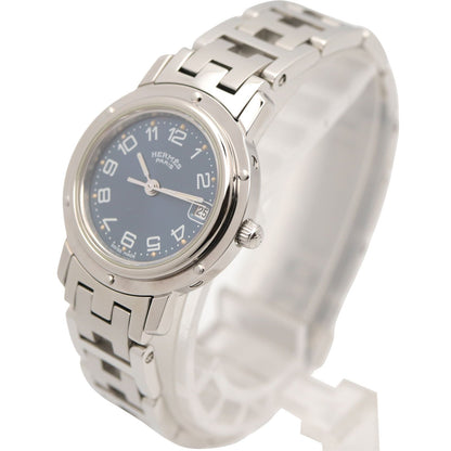 Hermes Watch Clipper Blue Stainless Steel — view 2