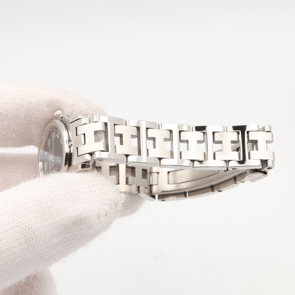 Hermes Watch Clipper Blue Stainless Steel — view 8