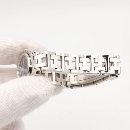 Hermes Watch Clipper Blue Stainless Steel — view 8