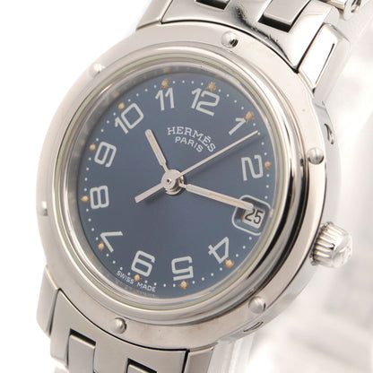 Hermes Watch Clipper Blue Stainless Steel — view 3