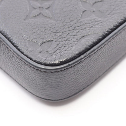 Louis Vuitton Shoulder Bag Pochette Felicie Noir Leather — view 7