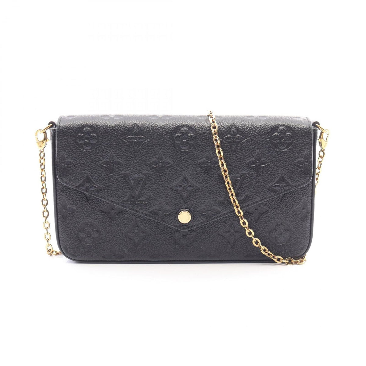 Louis Vuitton Shoulder Bag Pochette Felicie Noir Leather