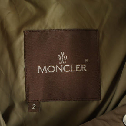 Moncler Valentine Fur Long Down Jacket Brown — view 6