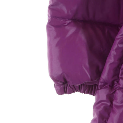 Moncler Meina Nylon Long Down Coat Purple — view 5